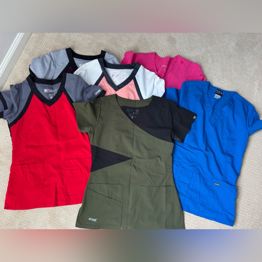 Colorful Scrub Tops Collection